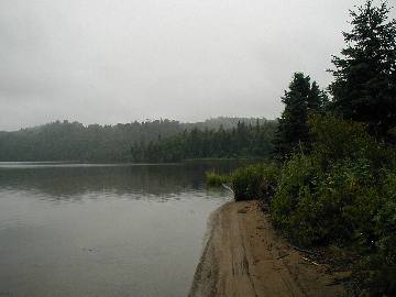 A quiet Lake Superior shoreline