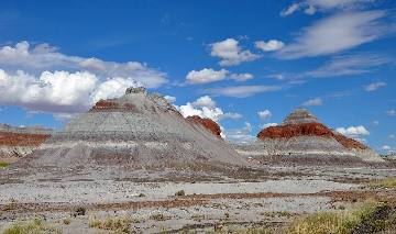 The Tepees in Petrified Forest