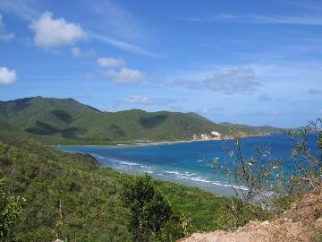 Reef Bay from the hills
